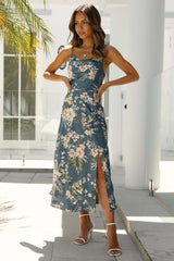 Women's Satin Slip Midi Dress with Cowl Neck and High Slit – Elegant Summer Cocktail Dress for Any Occasion 10