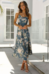 Women's Satin Slip Midi Dress with Cowl Neck and High Slit – Elegant Summer Cocktail Dress for Any Occasion 8