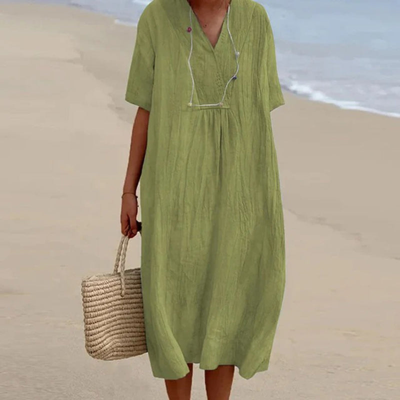 Women's Summer Dress, Lightweight Casual Loose Fit in Vibrant Colors 10