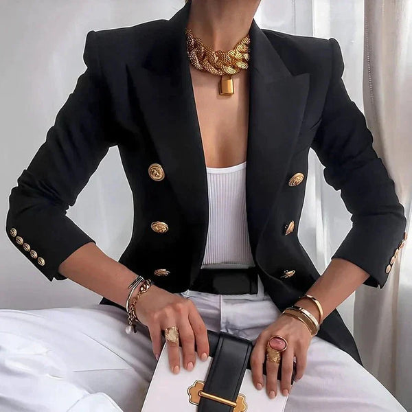 Elara – Women’s Double-Breasted Blazer