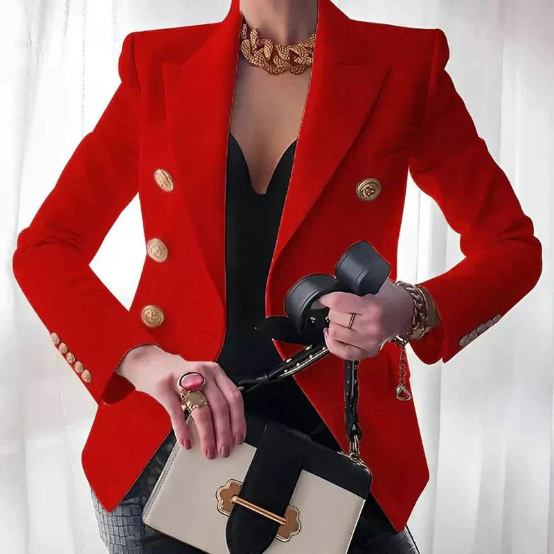 Elara – Women’s Double-Breasted Blazer