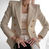 Elara – Women’s Double-Breasted Blazer