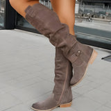 Classic Women's Knee-High Leather Boots