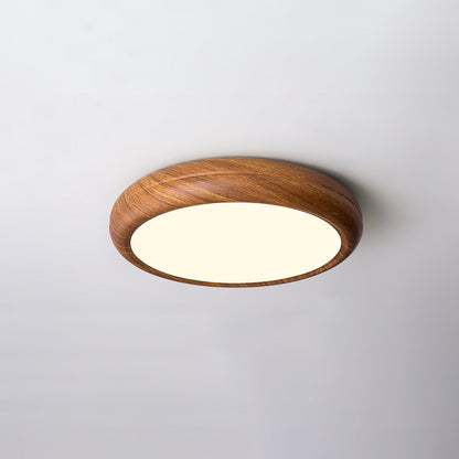 Lumiéra - Wood Grain Round Ceiling Light
