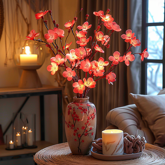 Variant image for Enchanted Olive Branch Fairy Lights - 120 LEDs Battery Operated Twinkle Lights for Cozy Home Decor-2