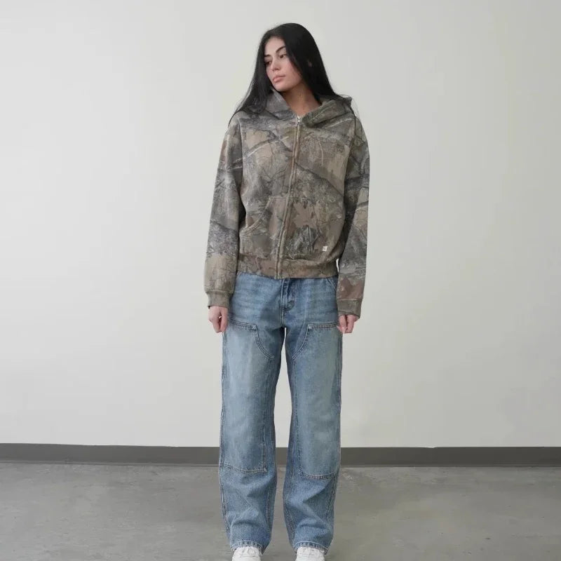 Nova – Y2K Camouflage Unisex Oversized Hoodie
