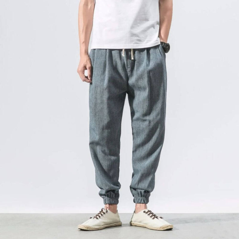 Elian – Men's Lightweight Cotton-Linen Trousers