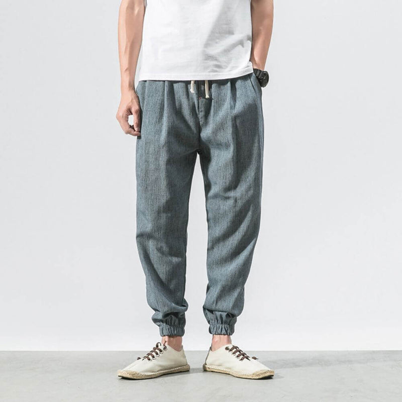 Elian – Men's Lightweight Cotton-Linen Trousers