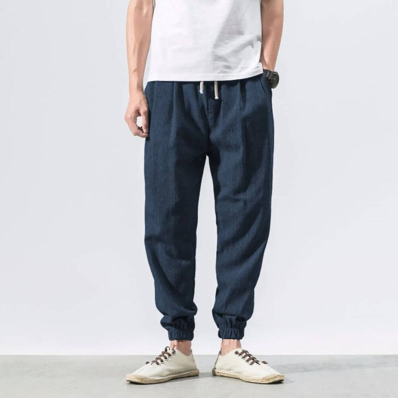 Elian – Men's Lightweight Cotton-Linen Trousers