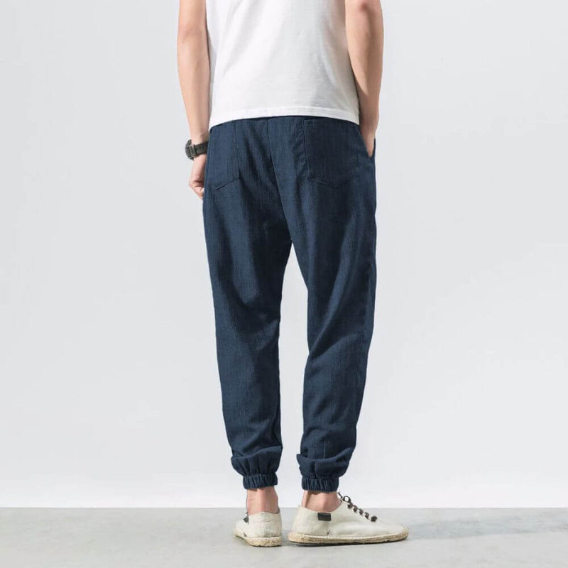 Elian – Men's Lightweight Cotton-Linen Trousers