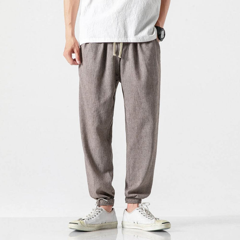 Elian – Men's Lightweight Cotton-Linen Trousers