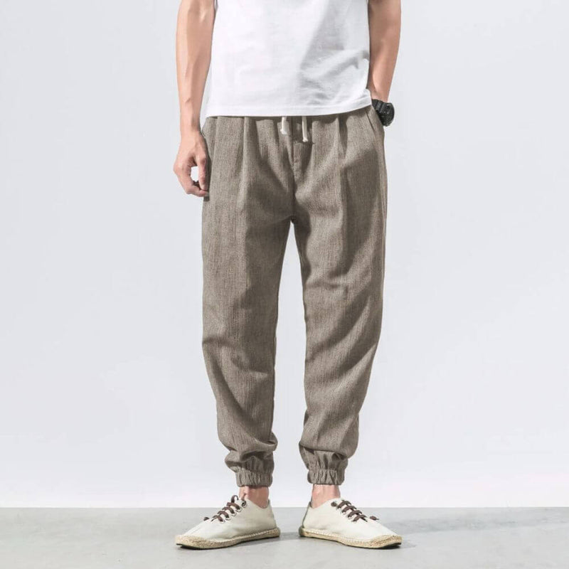 Elian – Men's Lightweight Cotton-Linen Trousers