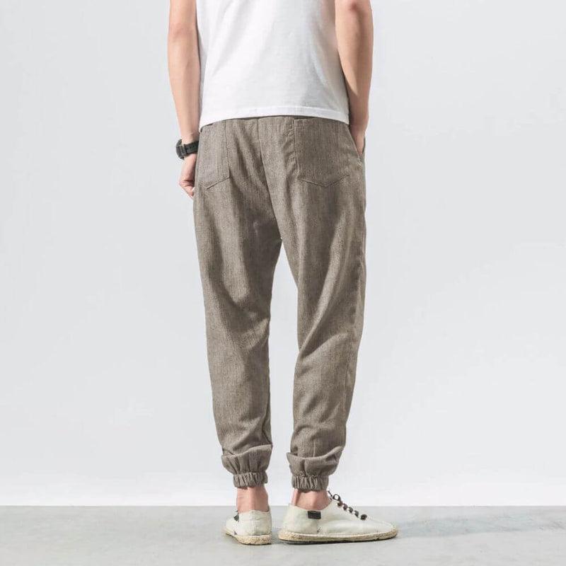 Elian – Men's Lightweight Cotton-Linen Trousers