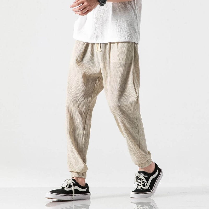 Elian – Men's Lightweight Cotton-Linen Trousers