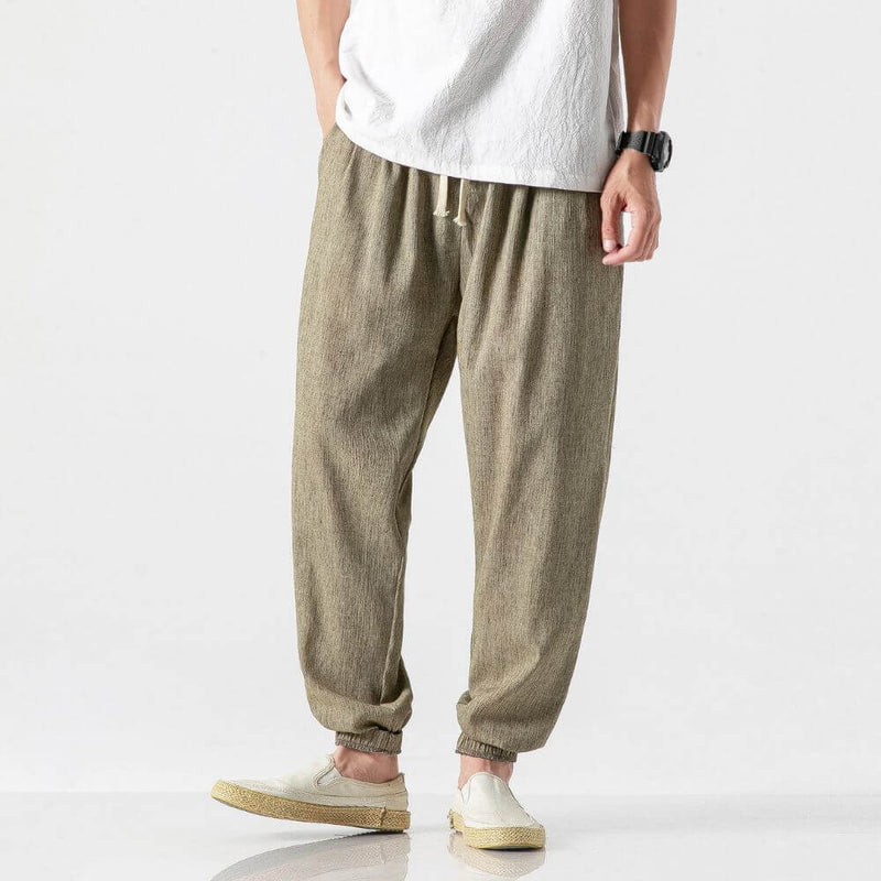 Elian – Men's Lightweight Cotton-Linen Trousers