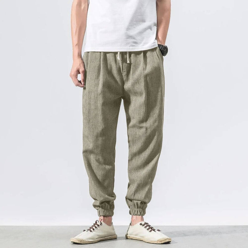 Elian – Men's Lightweight Cotton-Linen Trousers