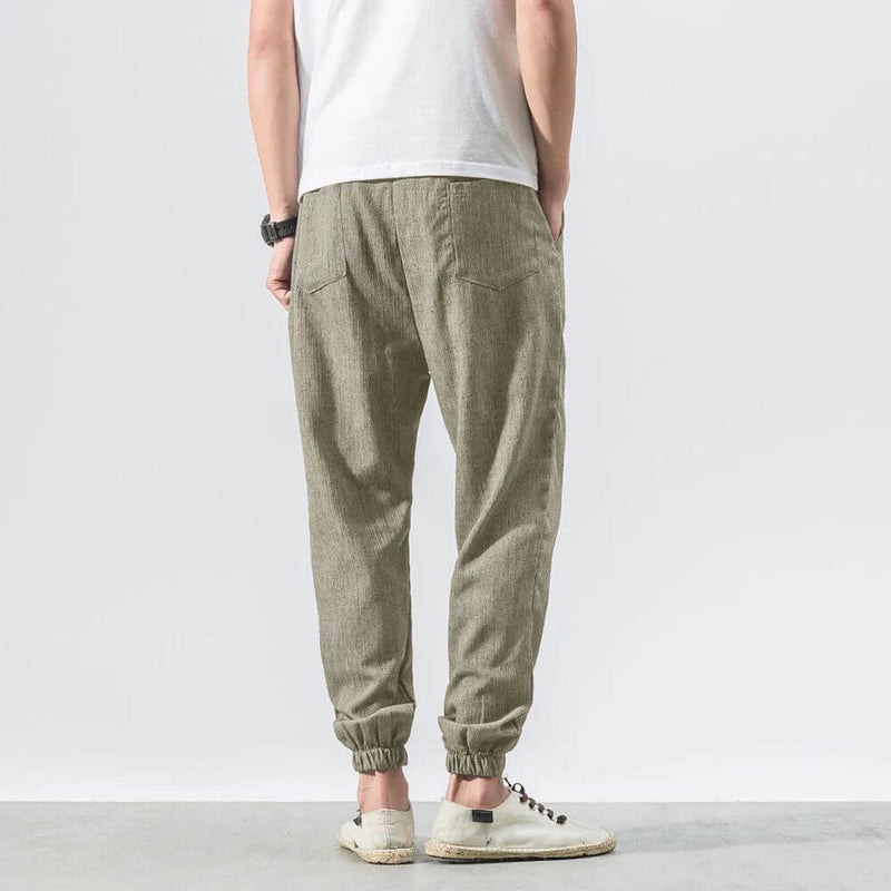 Elian – Men's Lightweight Cotton-Linen Trousers