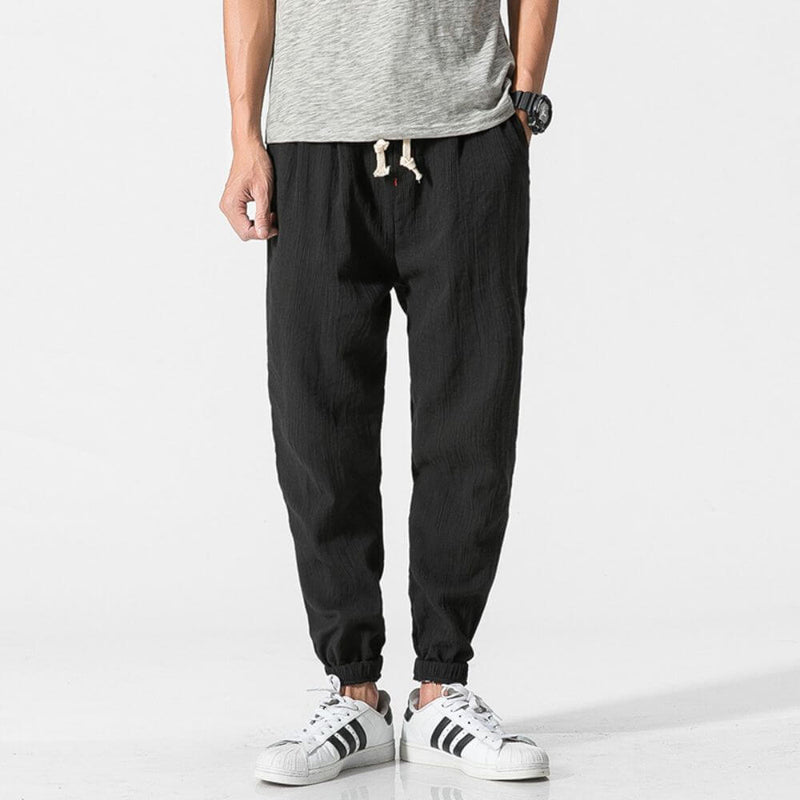 Elian – Men's Lightweight Cotton-Linen Trousers
