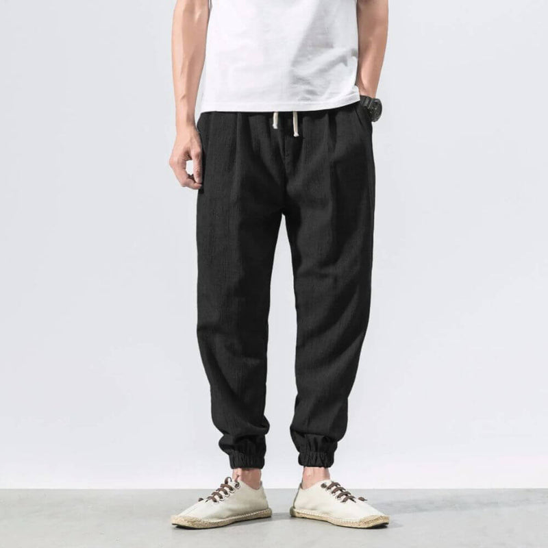 Elian – Men's Lightweight Cotton-Linen Trousers