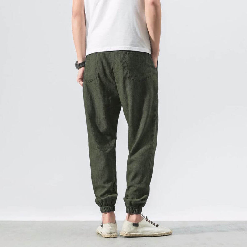 Elian – Men's Lightweight Cotton-Linen Trousers