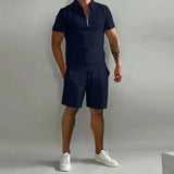 Sandro – Casual Men's Polo & Shorts Summer Set