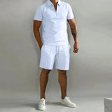 Sandro – Casual Men's Polo & Shorts Summer Set