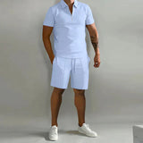 Sandro – Casual Men's Polo & Shorts Summer Set