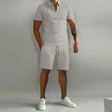 Sandro – Casual Men's Polo & Shorts Summer Set