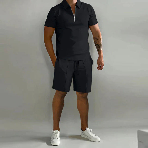 Sandro – Casual Men's Polo & Shorts Summer Set
