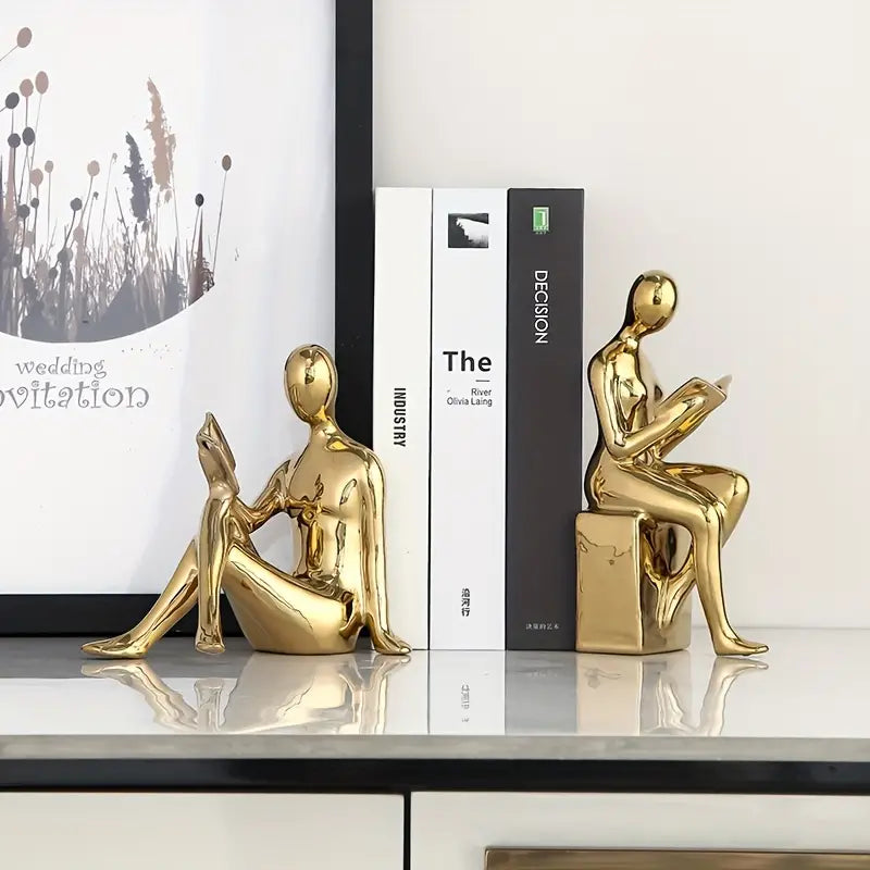 Nova Scholar - Elegant Abstract Ceramic Figures for Modern Interiors-2