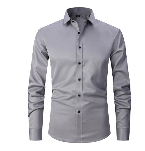 Erik - Casual Men's Stretch Shirt