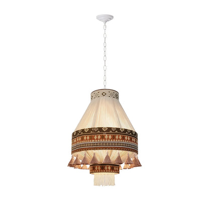 LumaBoho - Chic Bohemian Fringe Pendant Light