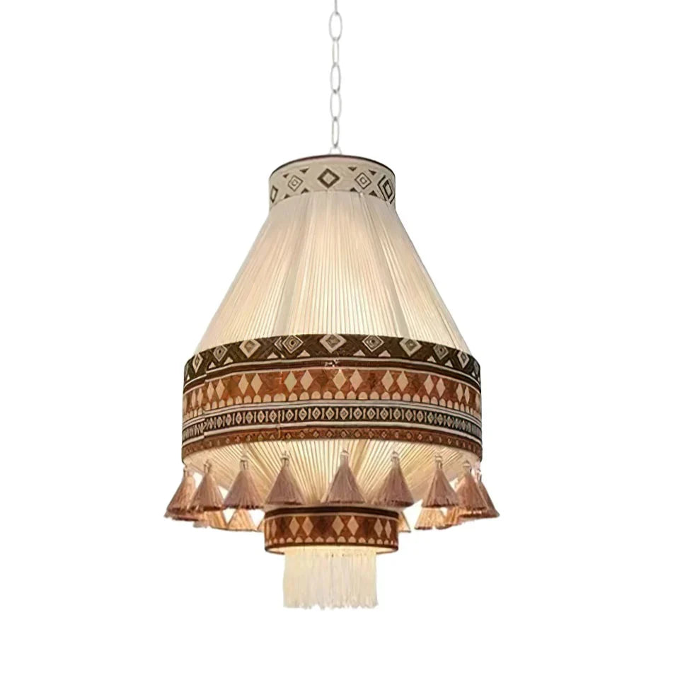 LumaBoho - Chic Bohemian Fringe Pendant Light