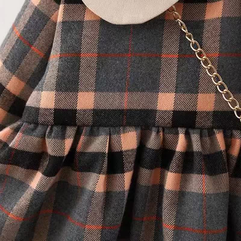 BearPatch - Plaid Baby Girl Dress