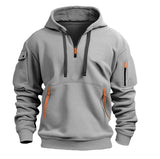 Adriano – Casual Half-Zip Men's Hoodie