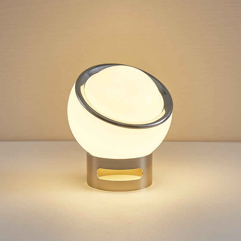 Modern Glass Hood Table Lamp - Soft Warm Glow for Bedroom & Living Room-2