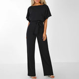 Mira – Chic Belted Women's Jumpsuit