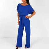 Elegant ladies jumpsuit with narrow waist - Bertha 4