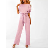 Elegant ladies jumpsuit with narrow waist - Bertha 6