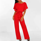 Elegant ladies jumpsuit with narrow waist - Bertha 3