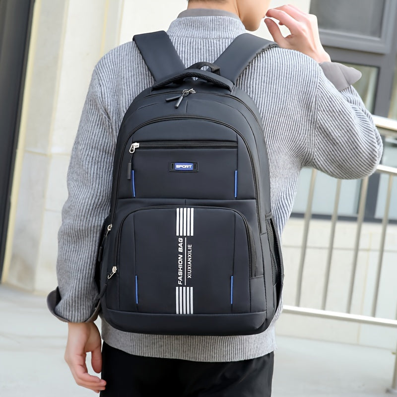 Bennett - Men's Full-Grain Leather Laptop Backpack with Spacious Design-2
