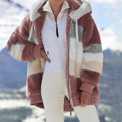 Lumière Luxe – Women's Cozy Lamb Wool Padded Coat