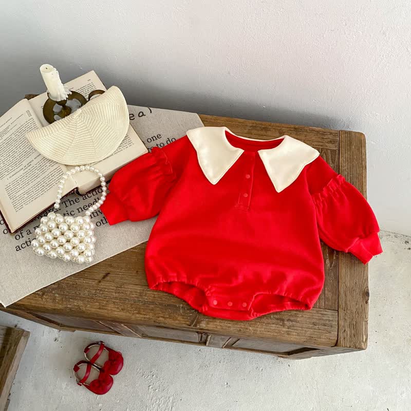 BUNNY CUDDLES - Red Rabbit Baby Bodysuit