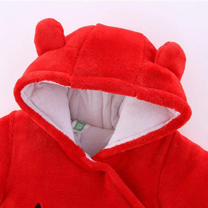 LUXIE - Cozy Bear Winter Baby Romper