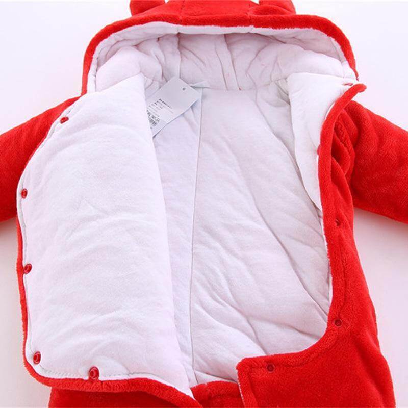 LUXIE - Cozy Bear Winter Baby Romper