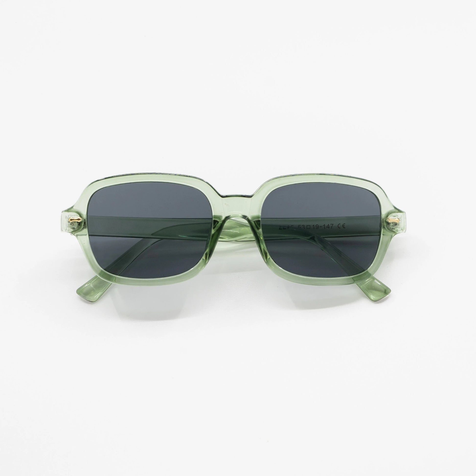 Boca Retro Garden Sunglasses with Colored Lenses & Protective Case-2