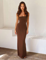 Women's Sleek Backless Maxi Dress