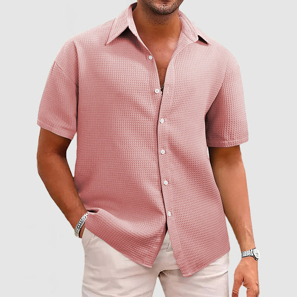Marcel – Casual Men's Waffle Knit Shirt