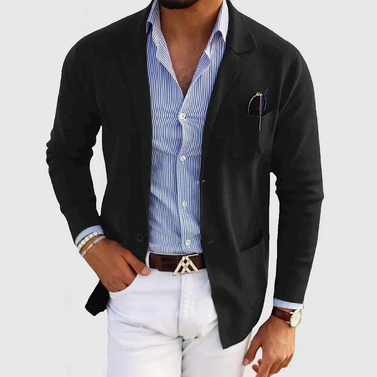 Benno – Men's Knit Cardigan with Button Closure
