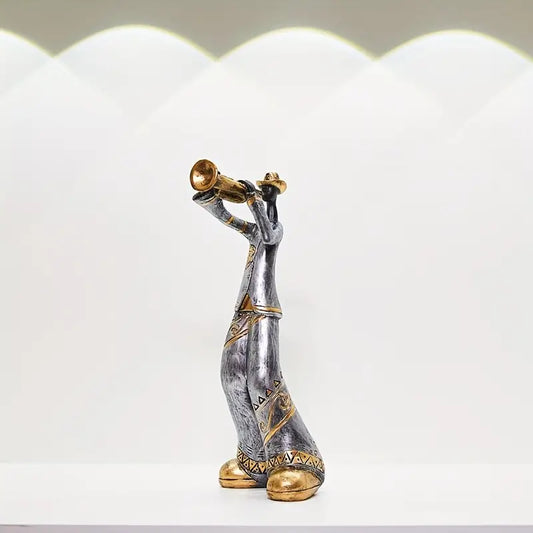 Jazz Vibes - Handmade Abstract Jazz Ensemble Statues for Unique Home Decor-1